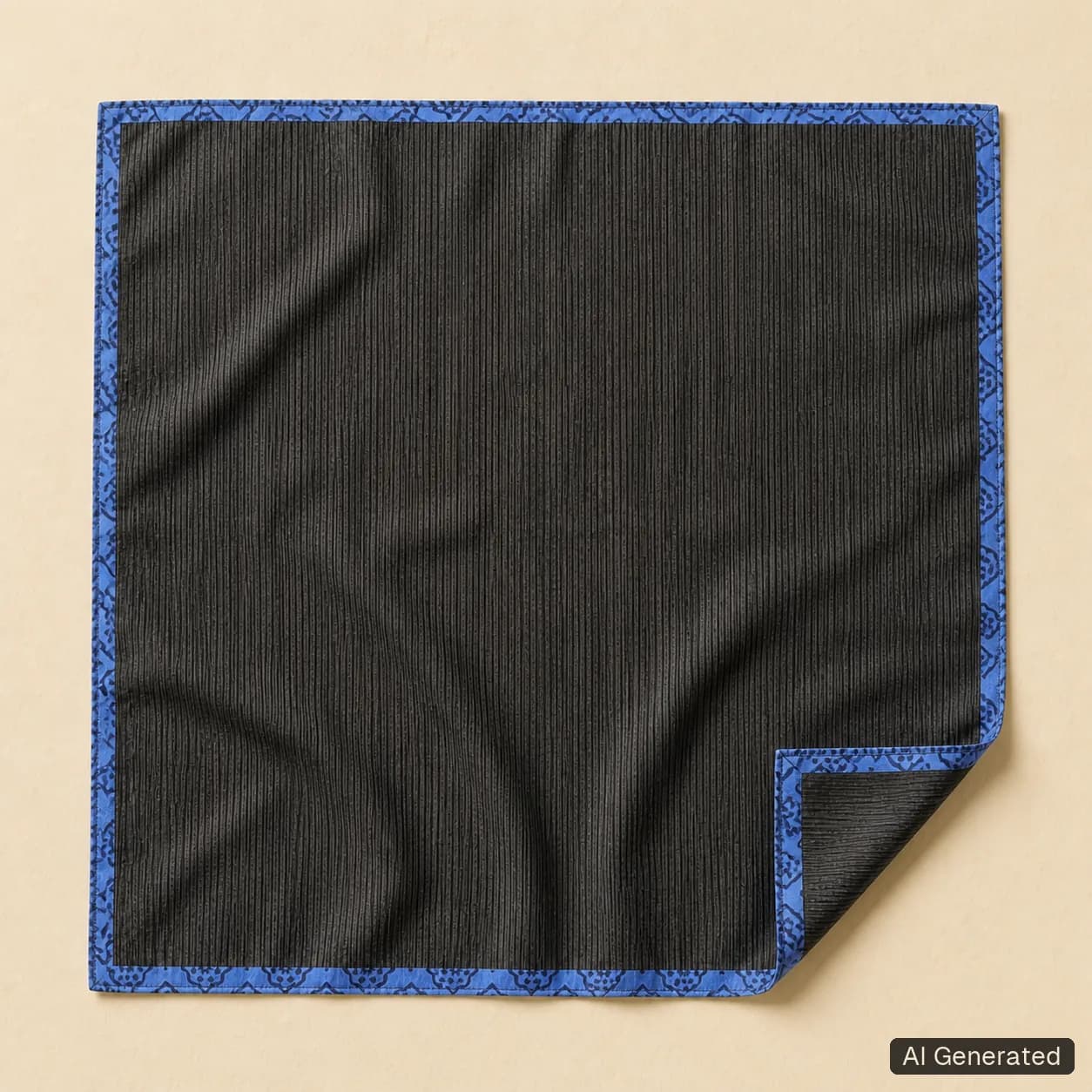 Open square scarf, Tropikera design 11; generated concept image